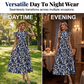 ⏳Limited-time 50% off⏰Women’s Summer Ruffled Flutter Sleeve Tie Waist Floral Midi Dress🌿👗