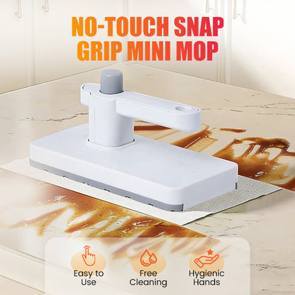 ⏳Limited-time 50% off⏰No-Touch Snap Grip Mini Mop🫧🧽