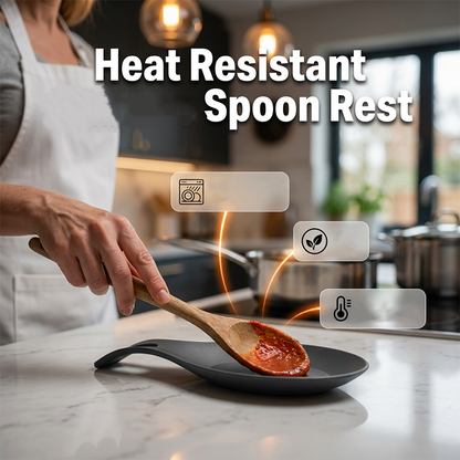 ⏳Limited-time 50% off⏰Heat Resistant Plastic Kitchen Spoon Rest🥄🍲