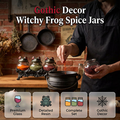 ⏳Limited-time 50% off⏰Mystical Frog Shaped Spice Jars (3 PCS)🫚🫙