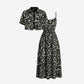 ⏳Limited-time 50% off⏰Women's Leopard Print 2-Piece Dress Set🧥👗