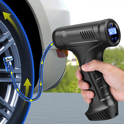 ⏳Limited-time 50% off⏰Portable Cordless Air Compressor Tire Inflator🚗💨