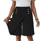 ⏳Limited-time 50% off⏰Women's Knee-Length Asymmetrical Wrap Shorts🩳