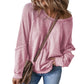 ⏳Limited-time 50% off⏰Women's Waffle Knit Long Sleeve Top👚