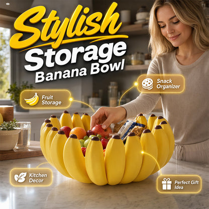 ⏳Limited-time 50% off⏰Creative Banana Shape Fruit Bowl🍌🍇🍓