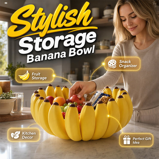 ⏳Limited-time 50% off⏰Creative Banana Shape Fruit Bowl🍌🍇🍓