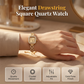 ⏳Limited-time 50% off⏰Women Drawstring Bracelet Watch Square Quartz⌚🌸