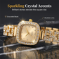 ⏳Limited-time 50% off⏰Women Drawstring Bracelet Watch Square Quartz⌚🌸