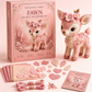 ⏳Limited-time 50% off⏰Pink Enchanted Forest DIY Felt Patchwork Kit🩷🧸🦌