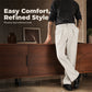 ⏳Limited-time 50% off⏰Men's Soft Draped Straight Leg Trousers👖