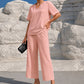 ⏳Limited-time 50% off⏰Women's V-Neck Top & Wide-Leg Pants Set👚👖
