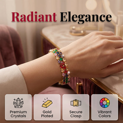 ⏳Limited-time 50% off⏰Women's Elegant Multicolor Tennis Bracelet💎📿