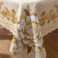 ⏳Limited-time 50% off⏰Waterproof Gold Rose Tablecloth🌸💛