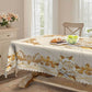 ⏳Limited-time 50% off⏰Waterproof Gold Rose Tablecloth🌸💛