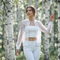 ⏳Limited-time 50% off⏰Women's Floral Sheer Mesh Jacket🪶🧥