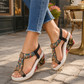 ⏳Limited-time 50% off⏰Women's Vintage Bohemian Wedge Sandals👡