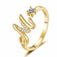 ⏳Limited-time 50% off⏰Adjustable Sparkle Initial Ring for Women💍