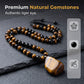 ⏳Limited-time 50% off⏰Men's Natural Tiger's‑Eye Beaded Necklace🦁📿