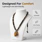 ⏳Limited-time 50% off⏰Men's Natural Tiger's‑Eye Beaded Necklace🦁📿