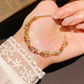 ⏳Limited-time 50% off⏰Retro Crossover Twisted Multicolor Zircon Adjustable Bracelet for Women🎨💎