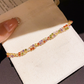 ⏳Limited-time 50% off⏰Retro Crossover Twisted Multicolor Zircon Adjustable Bracelet for Women🎨💎