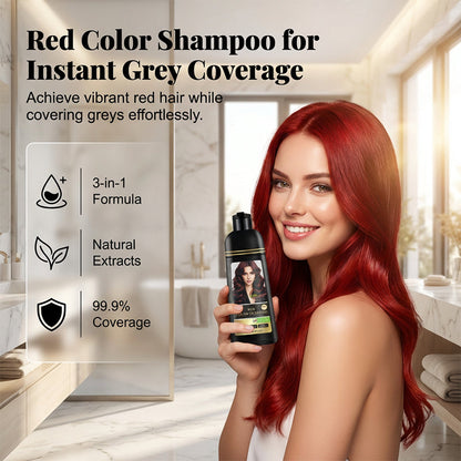 ⏳Limited-time 50% off⏰3-in-1 Hair Color Shampoo & Conditioner for Gray Coverage🪄💇