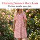⏳Limited-time 50% off⏰Women's Casual V-Neck Print Dress with Pockets💐👗