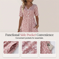 ⏳Limited-time 50% off⏰Women's Casual V-Neck Print Dress with Pockets💐👗
