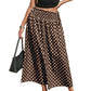 ⏳Limited-time 50% off⏰Women's Polka Dot Midi Skirt🌟👗