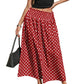 ⏳Limited-time 50% off⏰Women's Polka Dot Midi Skirt🌟👗