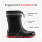 ⏳Limited-time 50% off⏰Unisex Mid-Calf Waterproof Rain Boots🌧️👢
