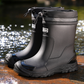 ⏳Limited-time 50% off⏰Unisex Mid-Calf Waterproof Rain Boots🌧️👢