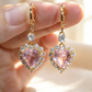 ⏳Limited-time 50% off⏰Sparkling Heart-Shaped Drop Earrings🩷💫