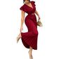 ⏳Limited-time 50% off⏰Flowy Pleated Maxi Dress💃🌊