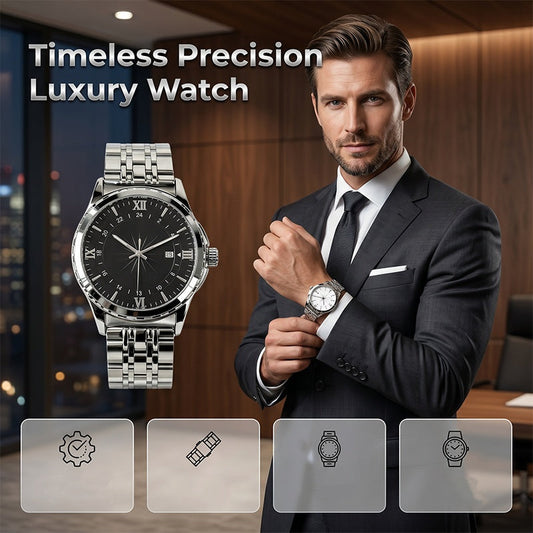 ⏳Limited-time 50% off⏰Classic Men's Elegant Quartz Watch👔⌚