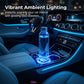 ⏳Limited-time 50% off⏰Rechargeable LED Car Cup Holder Lights🪄♨️