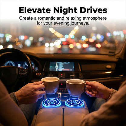 ⏳Limited-time 50% off⏰Rechargeable LED Car Cup Holder Lights🪄♨️