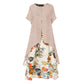 ⏳Limited-time 50% off⏰Women's Layered Look Floral Print Casual Dress💐👗