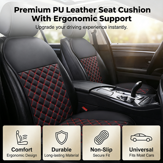 ⏳Limited-time 50% off⏰Universal PU Leather Car Seat Cushion🚗💺
