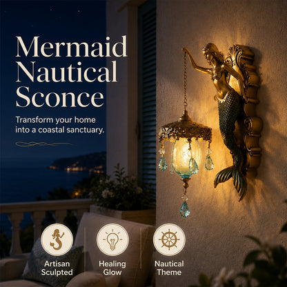 ⏳Limited-time 50% off⏰Vintage Mermaid Wall Sconce🧜‍♂️🏘️