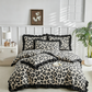 ⏳Limited-time 50% off⏰Leopard Print Ruffled Duvet Cover Set🛌