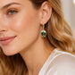 ⏳Limited-time 50% off⏰Elegant Rosebud C-Shaped Hoop Earrings👂💎
