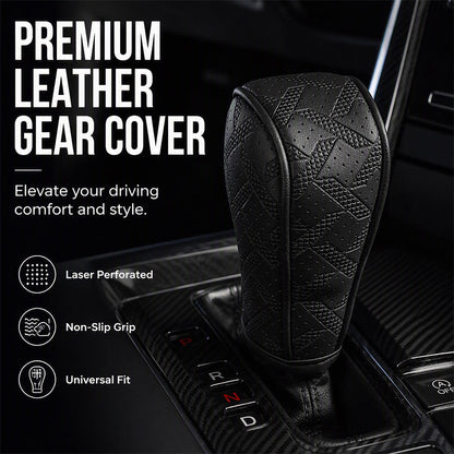 ⏳Limited-time 50% off⏰Breathable Universal Car Gear Shift Knob Cover🚗🛡️