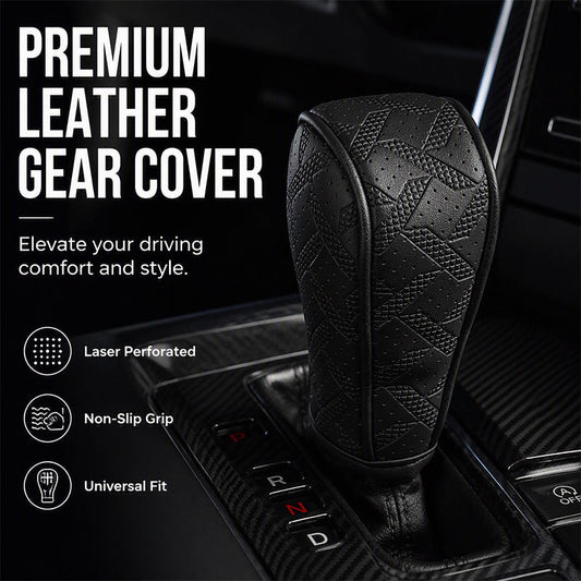 ⏳Limited-time 50% off⏰Breathable Universal Car Gear Shift Knob Cover🚗🛡️