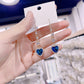 ⏳Limited-time 50% off⏰Exquisite Blue Heart Synthetic Gemstone Threader Earrings 🌿