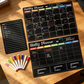 ⏳Limited-time 50% off⏰Magnetic Fridge Calendar Planner Set with Markers🗓️🎨