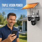 ⏳Limited-time 50% off⏰Triple Lens Solar Security Camera🏠📹