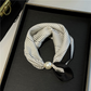 ⏳Limited-time 50% off⏰No-Tie Magnetic Pearl Clasp Soft Scarf💟🧣