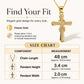 ⏳Limited-time 50% off⏰Women's Sparkling Twisted Knot Cross Pendant Necklace✝️📿