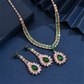 ⏳Limited-time 50% off⏰Zircon Jewelry Set Necklace & Drop Earrings for Women📿👂💎